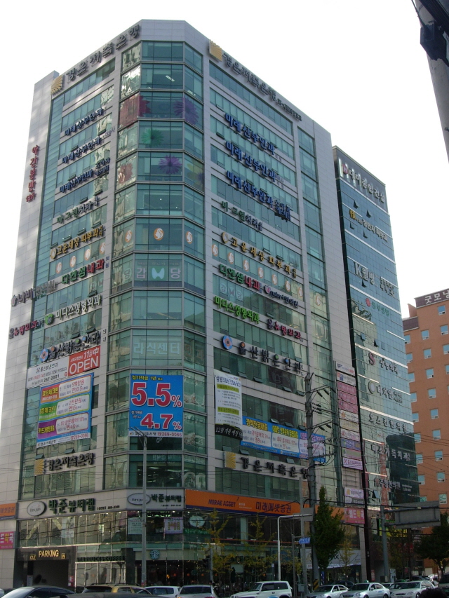 울산광역시 의원의 수직적 입지모습입니다.