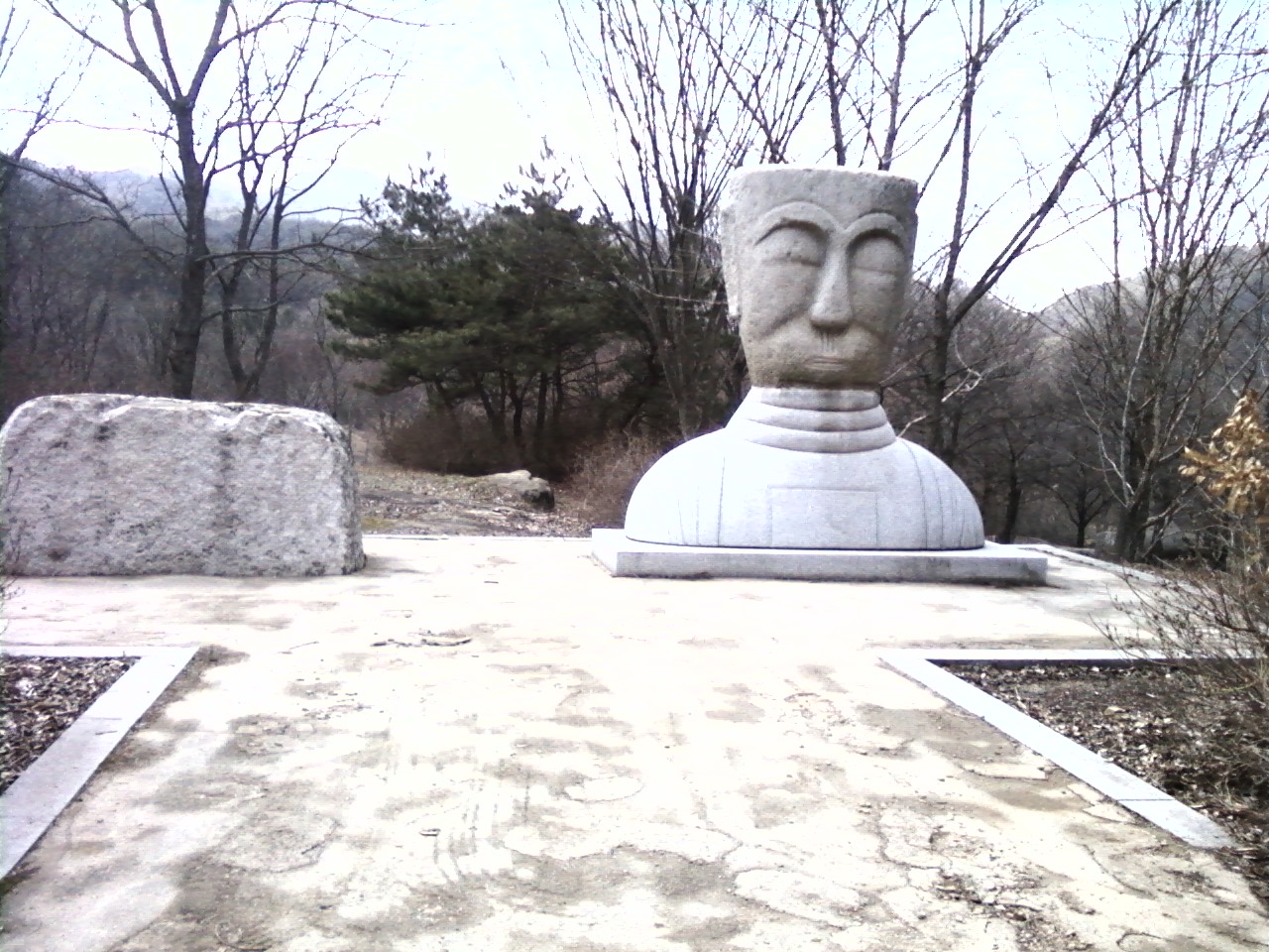 미륵리 불두